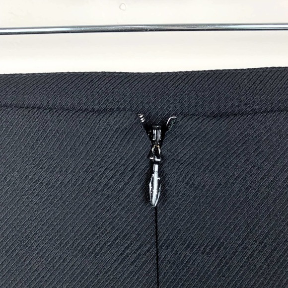 Talbots Black Wool Blend Straight Pencil Skirt Knee Length 10 - Picture 5 of 7